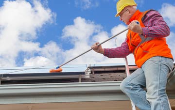 Tregyddulan soft wash roof cleaning