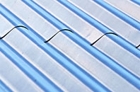 Tregyddulan corrugated roofing